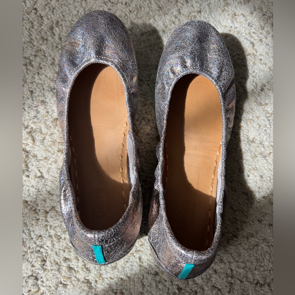 Tieks Lovestruck Metallic Women’s Ballet Flats Size 11